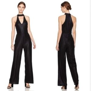 GUESS BLACK METALLIC JUMPSUIT